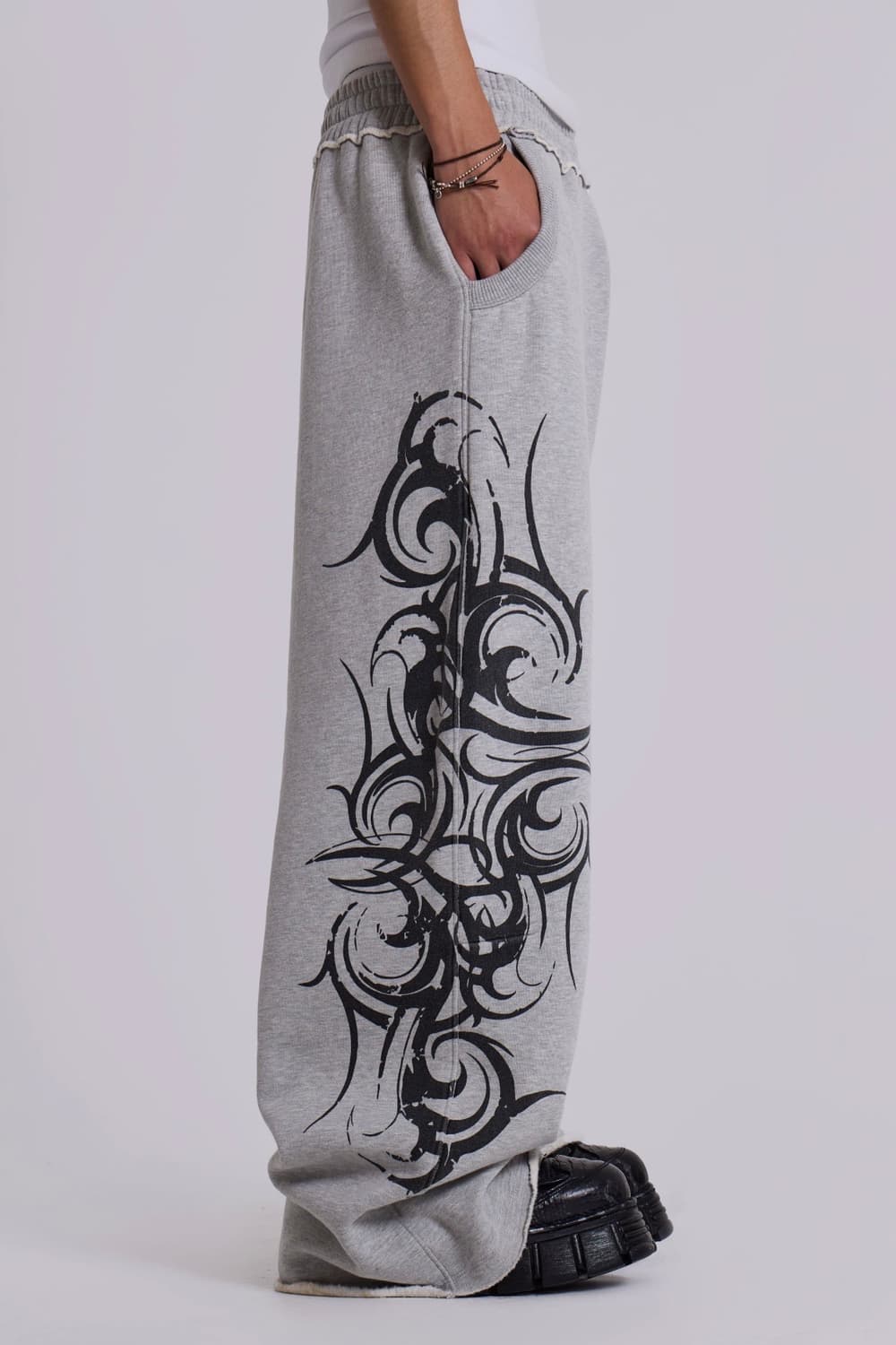 Jaded London Grey Baggy Blade Joggers 상품이미지2