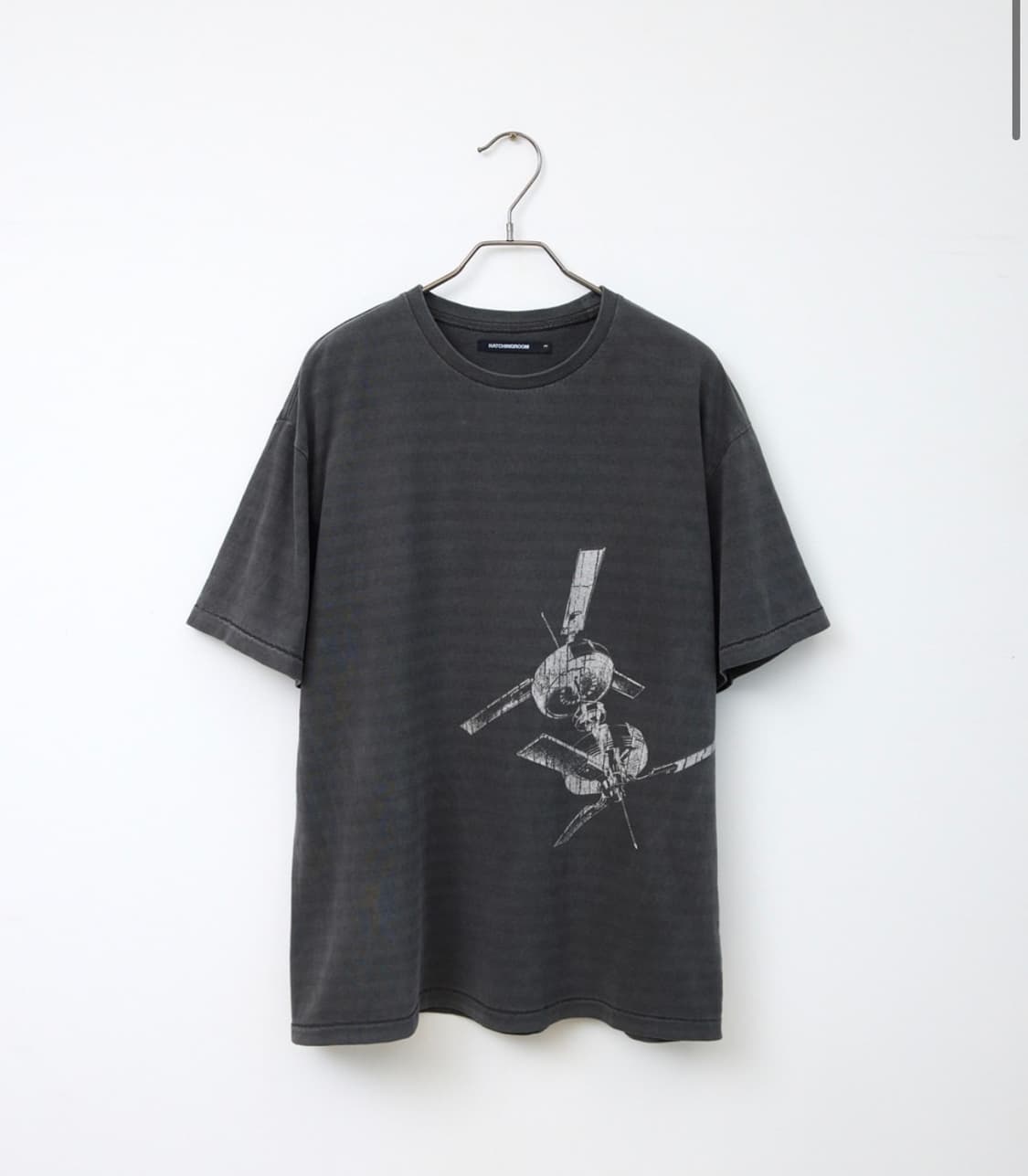 해칭룸 contact Dyed Stripe Tee Charcoal (3) 상품이미지1