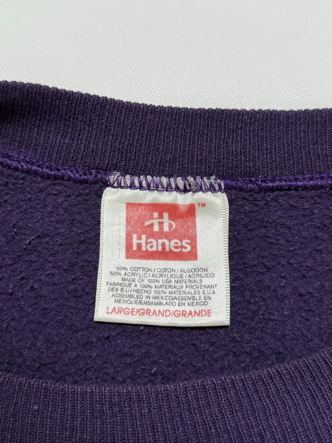 90s 헤인즈 베이스 미키마우스 빈티지 스웻 상품이미지5