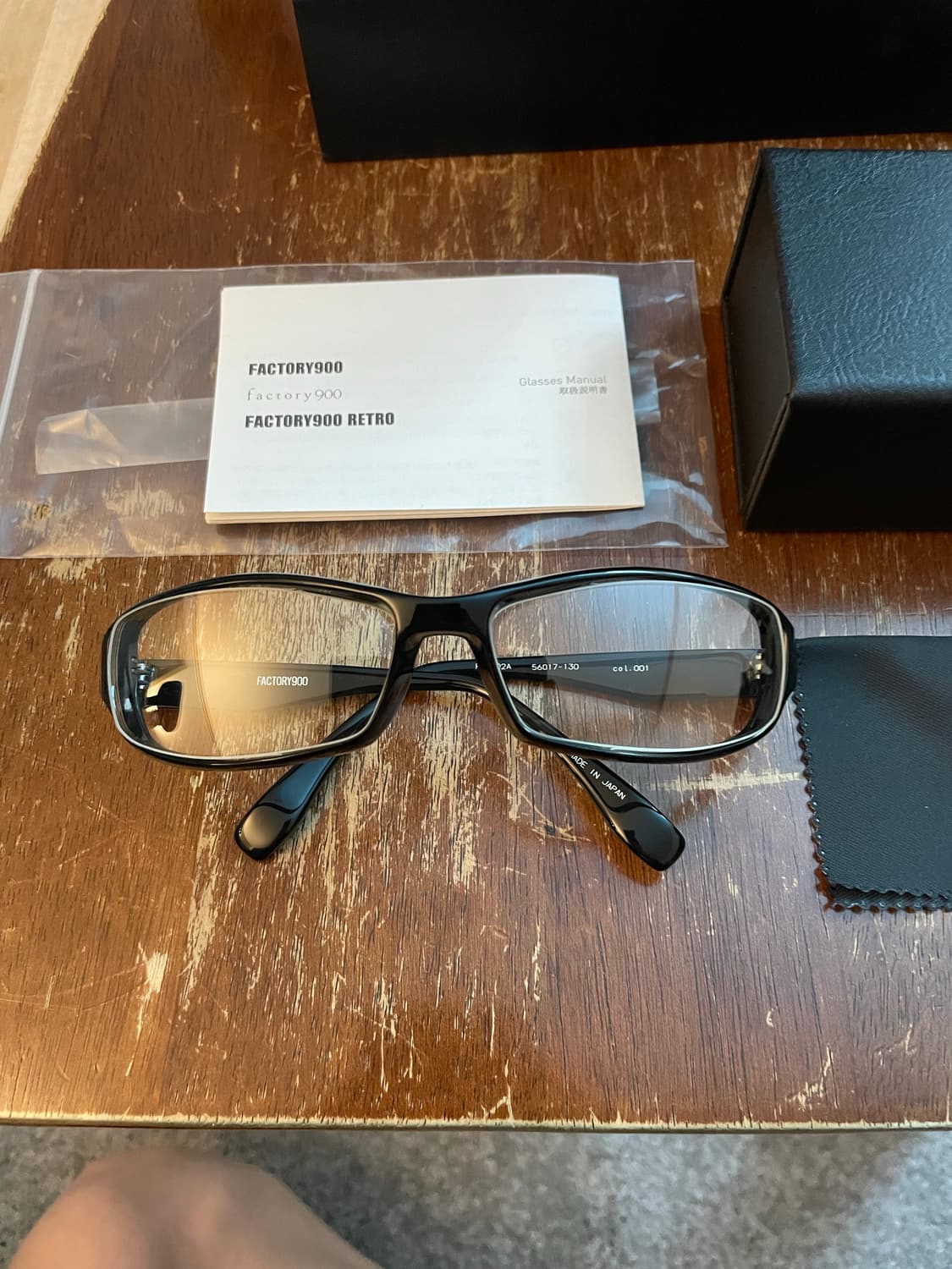 factory900 fa-202a 블랙 팩토리900 안경 새상품 상품이미지2