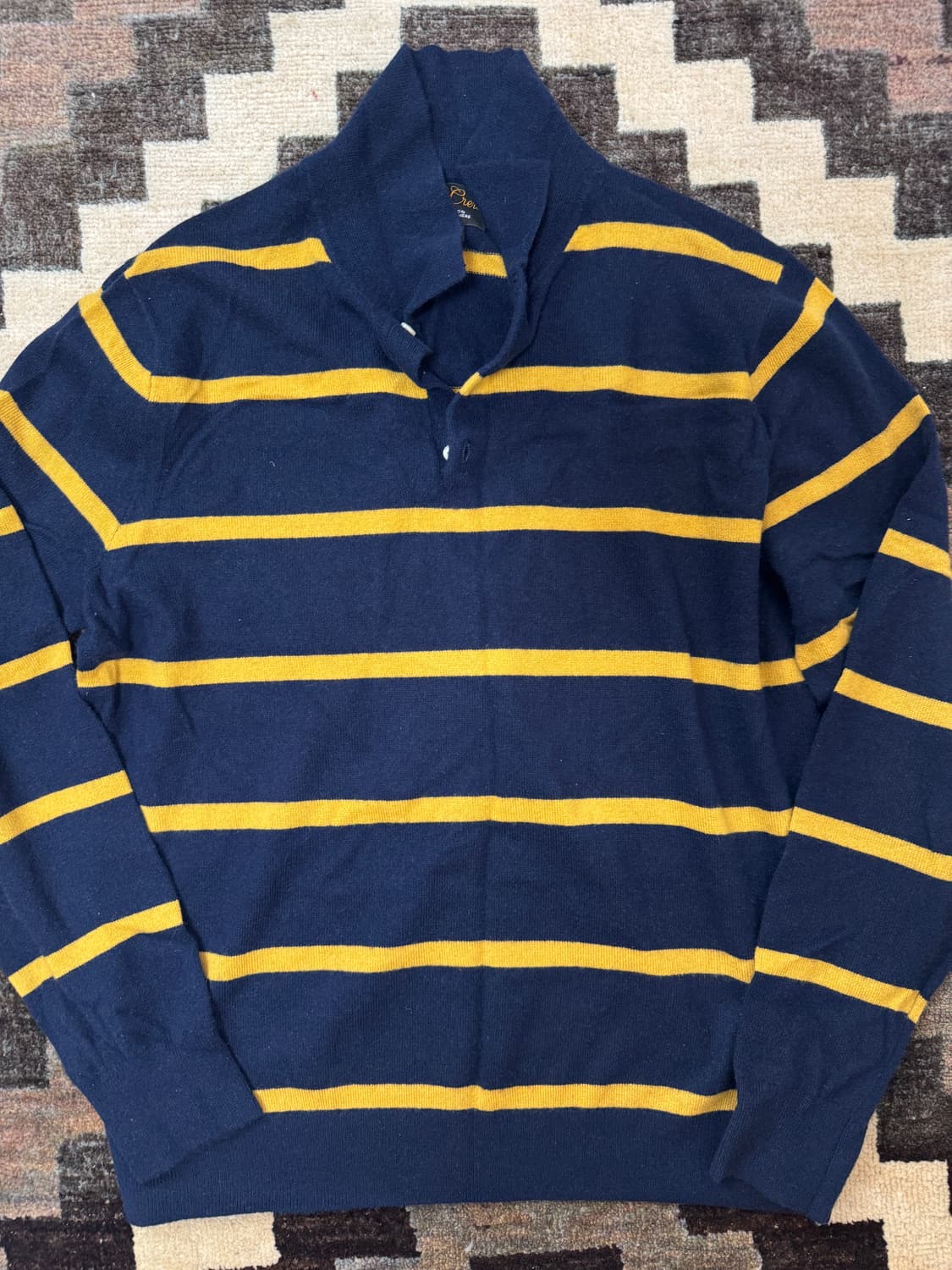 제이크루 캐시미어 100% 럭비티 L 사이즈 폴로 드레익스 상품이미지4