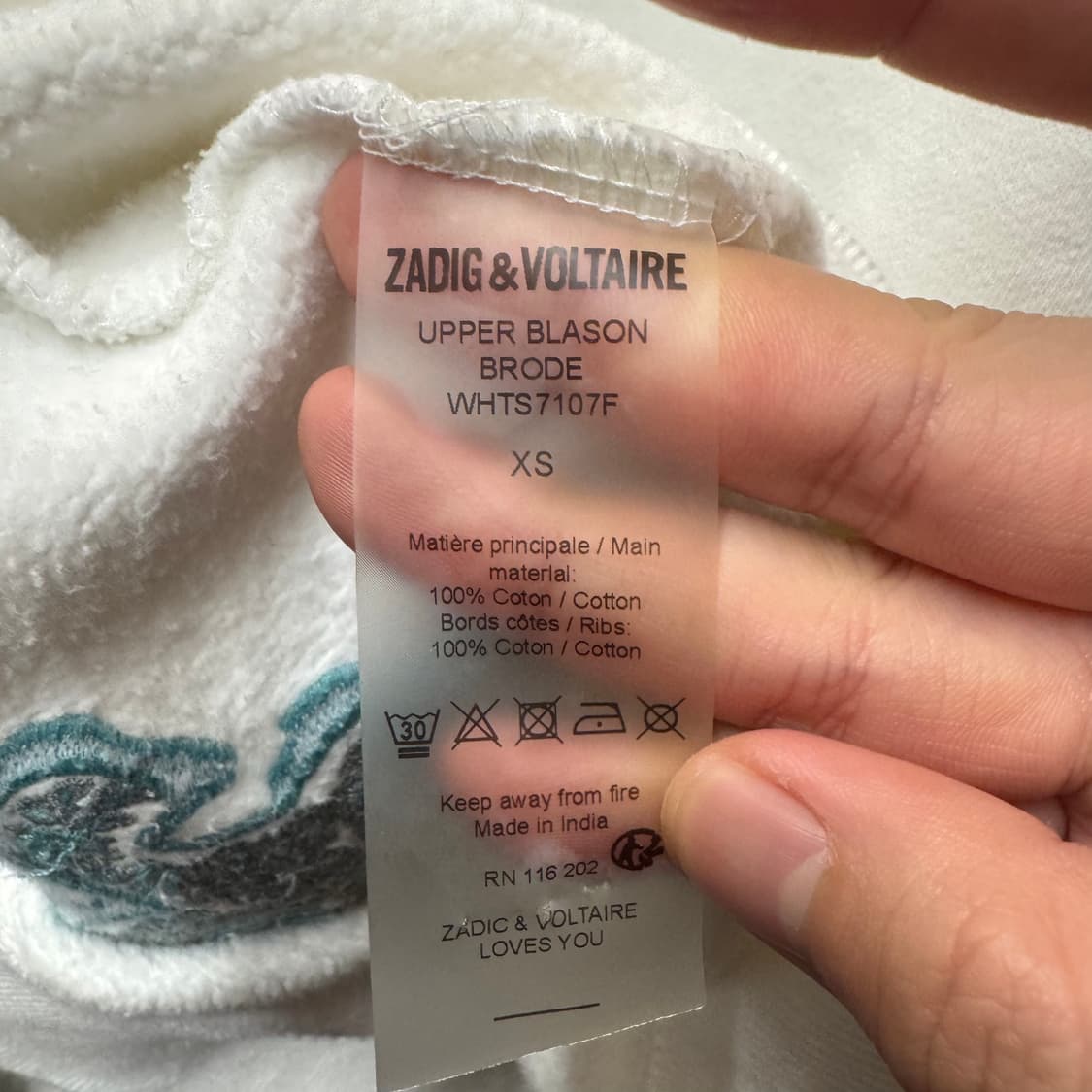 쟈딕앤볼테르 맨투맨  상품이미지3