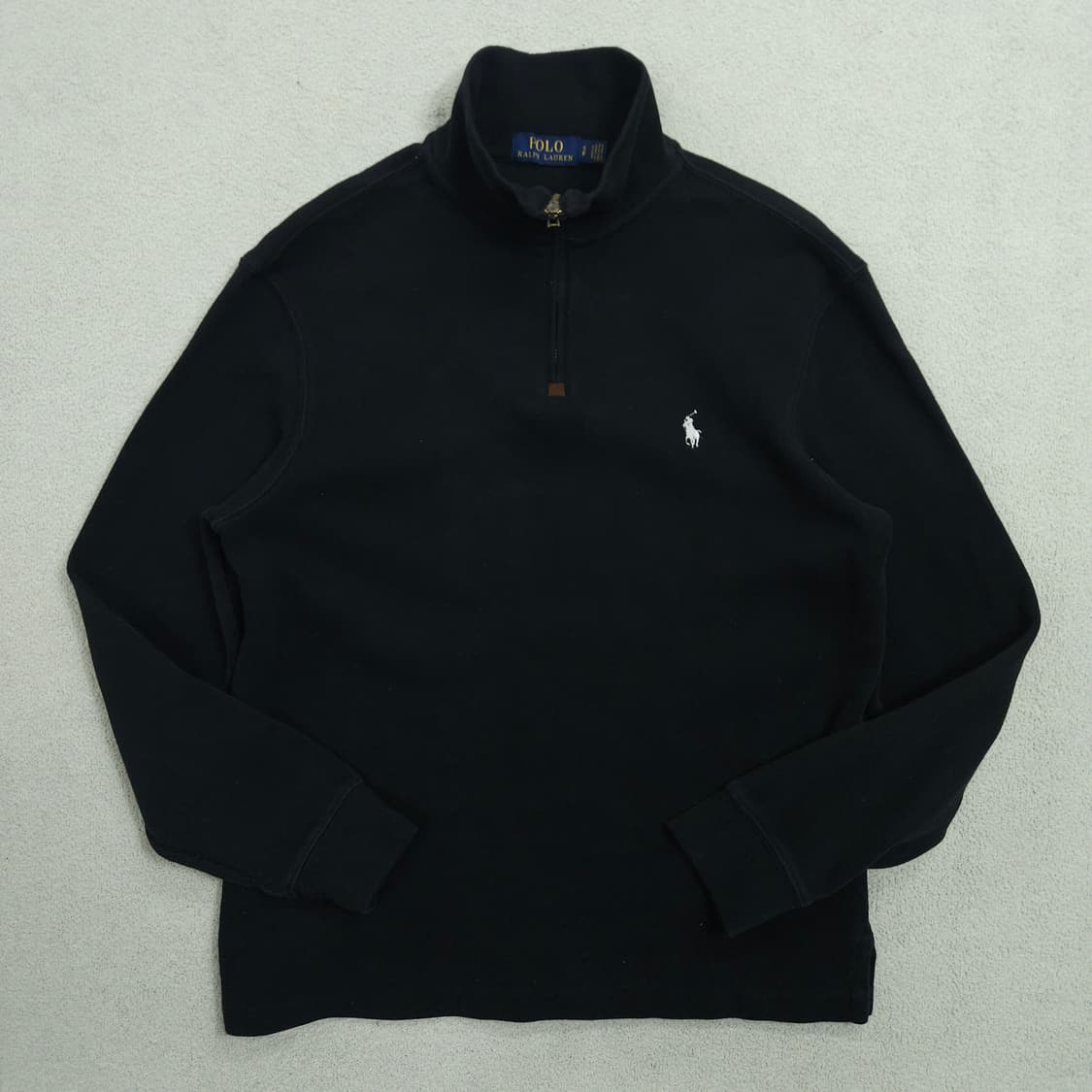 폴로 랄프 로렌 신형 반집업 니트 S 블랙 상품이미지2