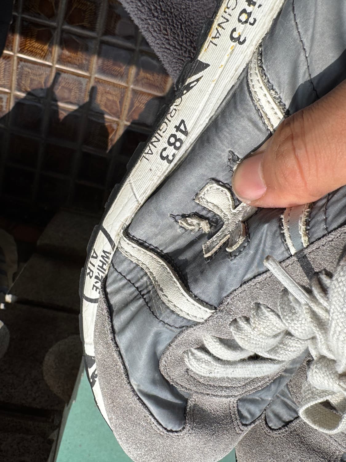 프리미아타 VAR.618E 회색 운동화 41 260mm 상품이미지7