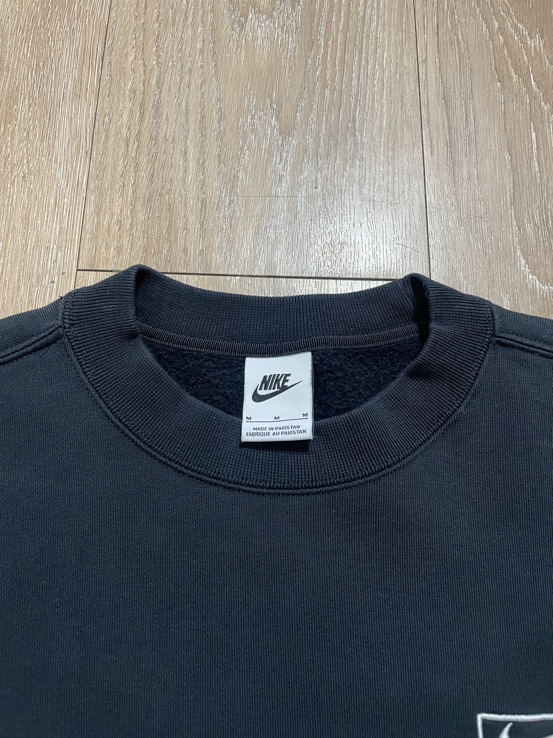 스투시 나이키 콜라보 맨투맨 블랙 상품이미지2