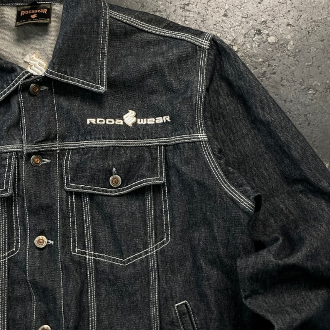 100 로카웨어 자수 데님 자켓  상품이미지2