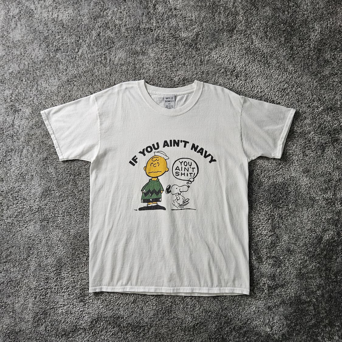 [무료배송] WILD DONKEY 스누피 반팔 티셔츠 상품이미지1