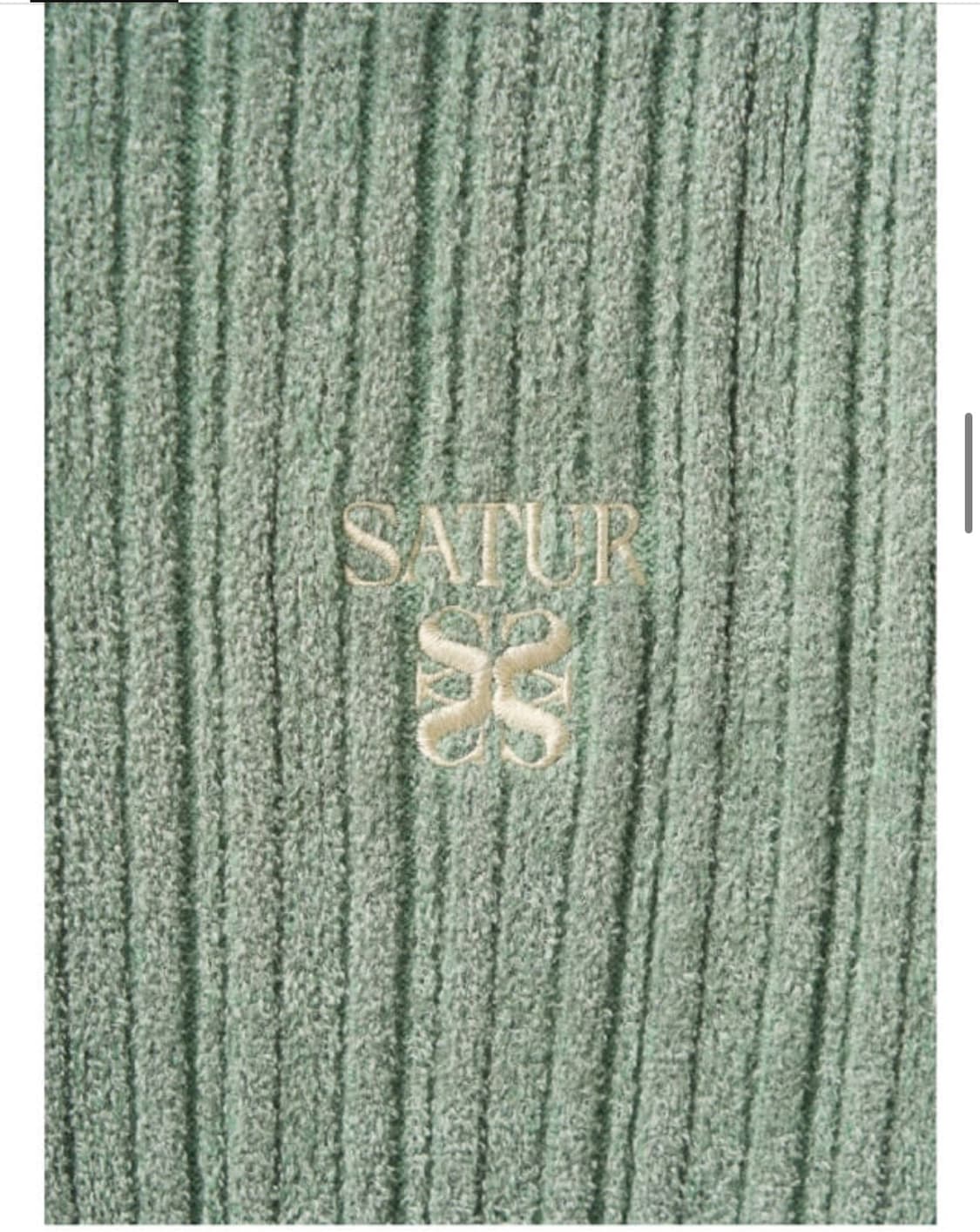 세터 플리스 크루 넥 가디건 민트 / xs 상품이미지3