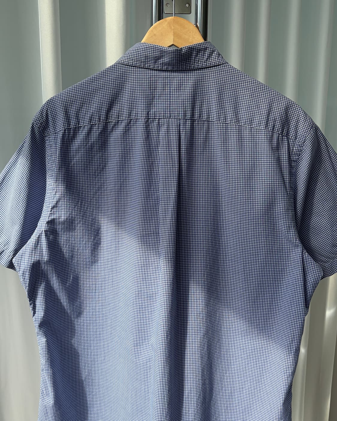 [L]폴로 랄프로렌 포플린 플레이드 반팔 셔츠 상품이미지7