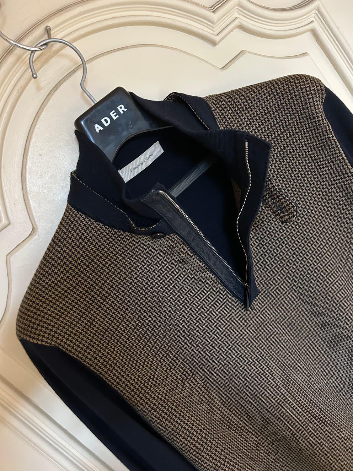 에르메네질도 제냐 캐시미어 반집업 니트 상품이미지3