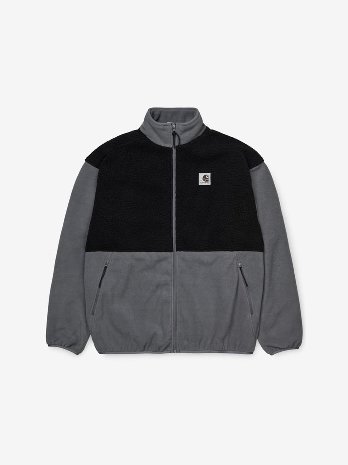 칼하트WIP 플리스 집업 자켓 BLACK/HUSKY 상품이미지1