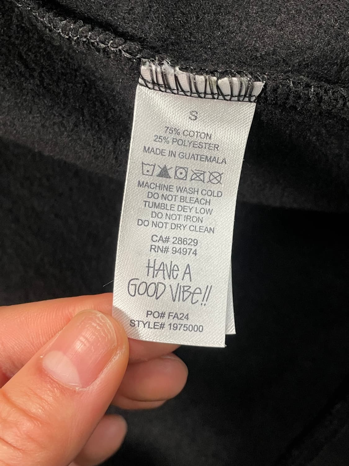 스투시 스탁로고 스웻 후드집업 상품이미지7