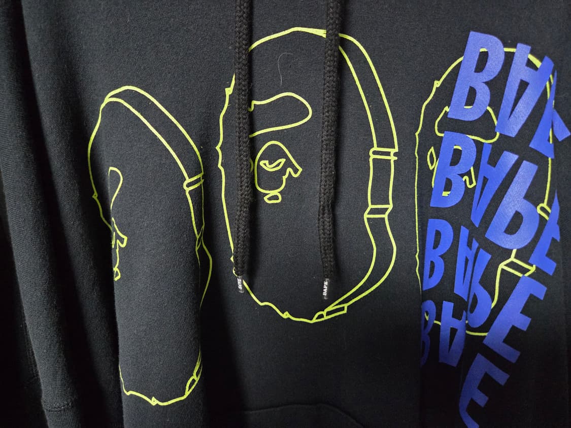 (2XL) 베이프 루즈핏 후드티 판매합니다. 상품이미지2