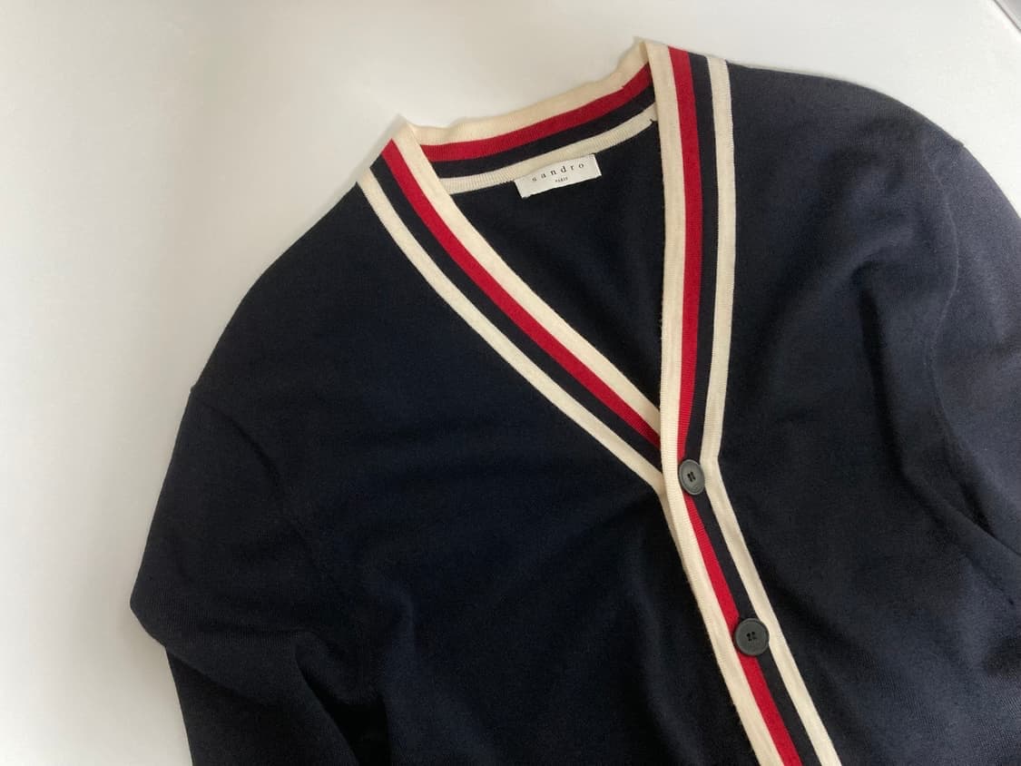 산드로 옴므 브이넥 가디건 상품이미지4