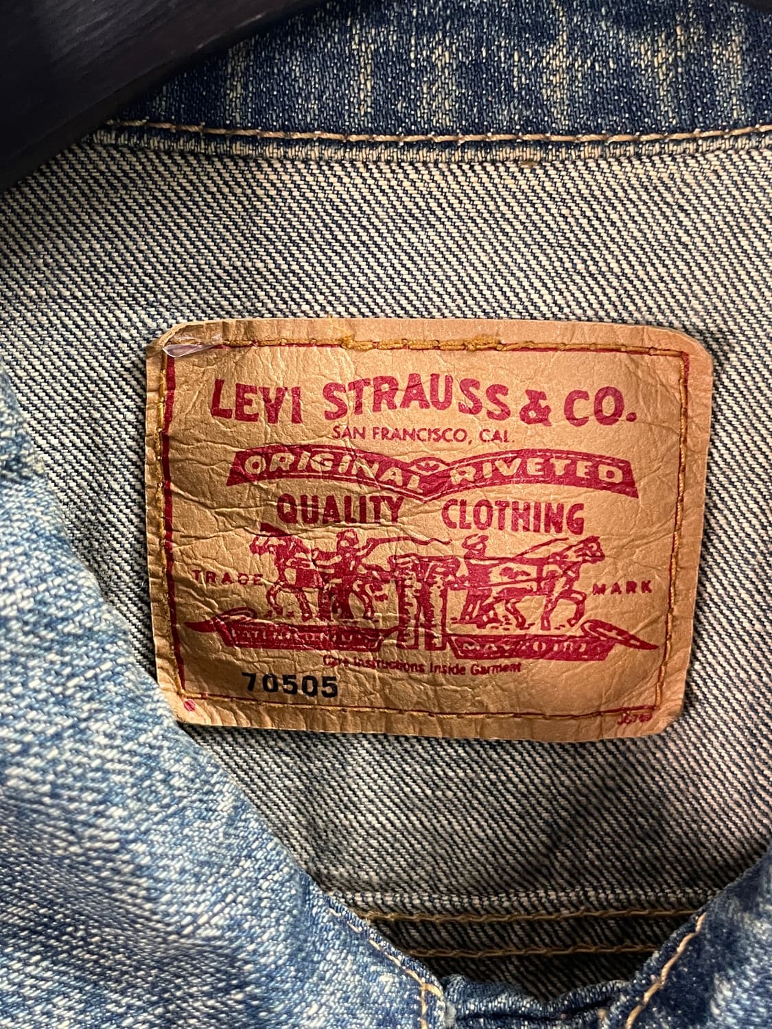 리바이스 70505 3세대 청자켓 (on.556) 상품이미지6