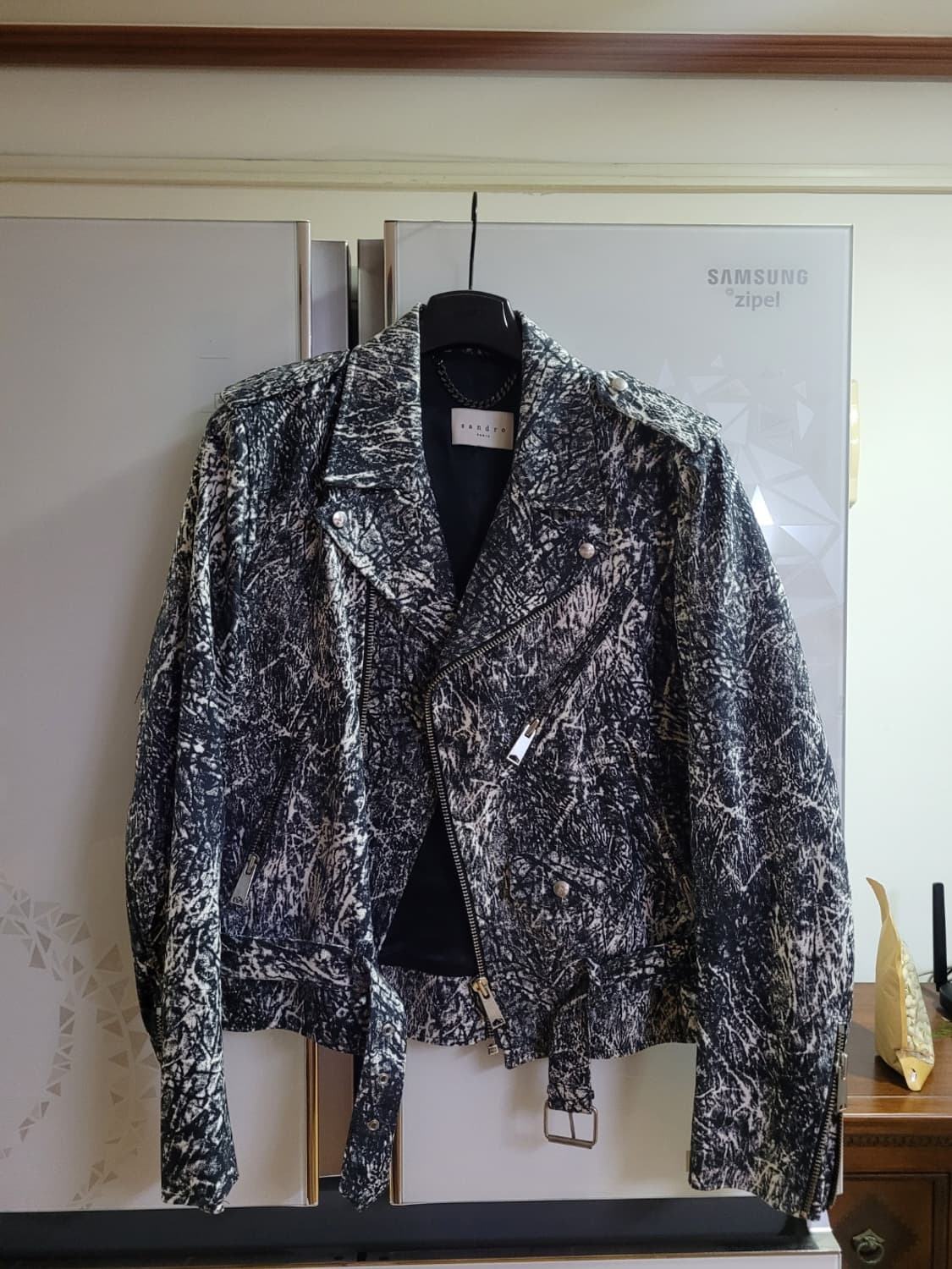 산드로옴므 라이더 자켓 정품 거의새거 상품이미지2