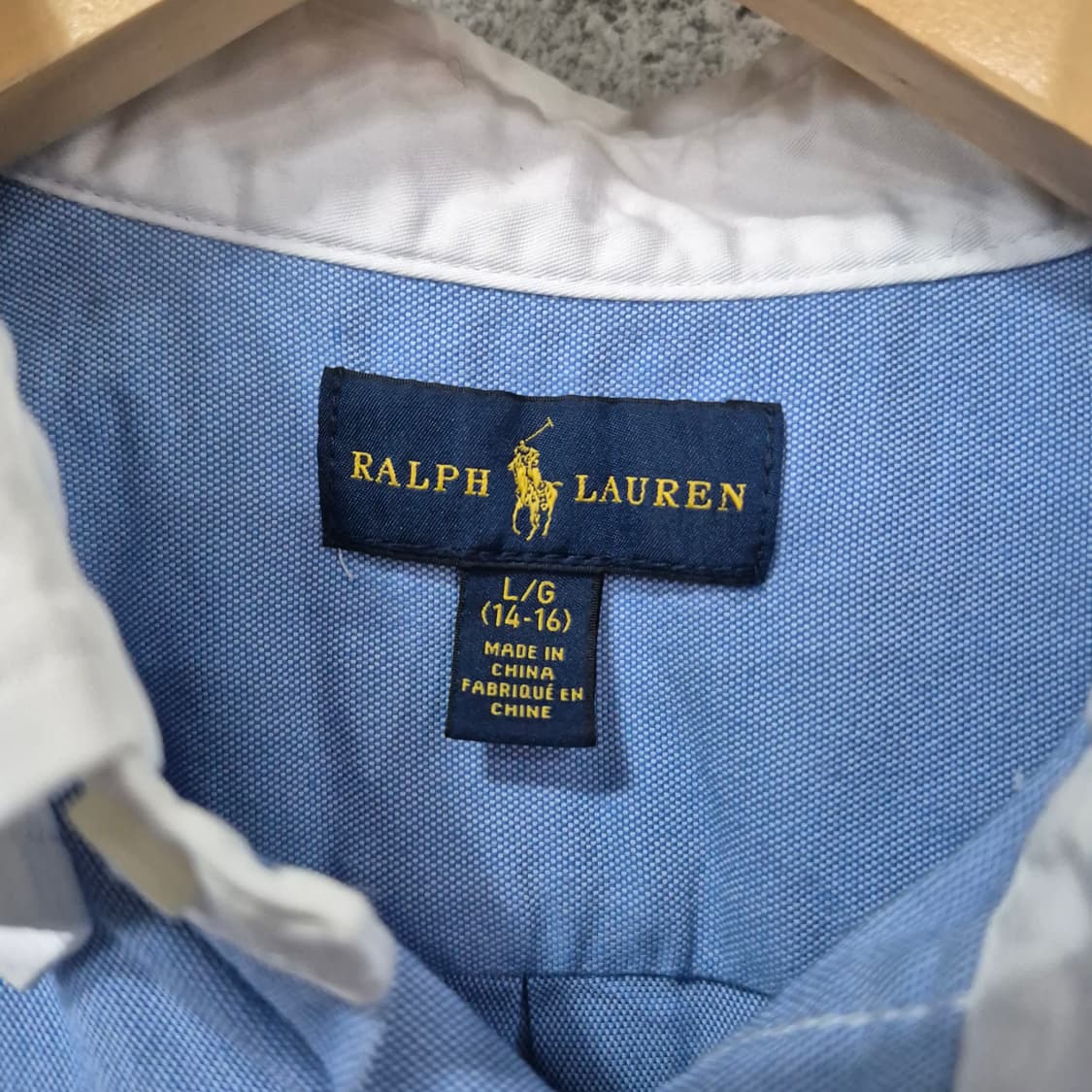 폴로 랄프로렌 블루 빅포니 셔츠 상품이미지8