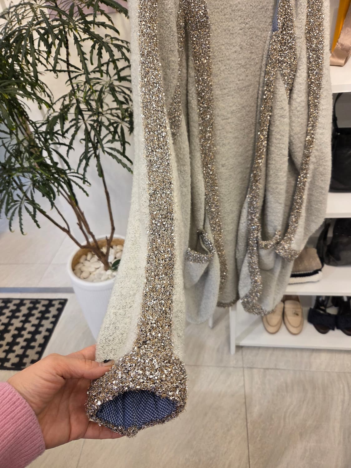 마가렛 글리터 니트 가디건 상품이미지3