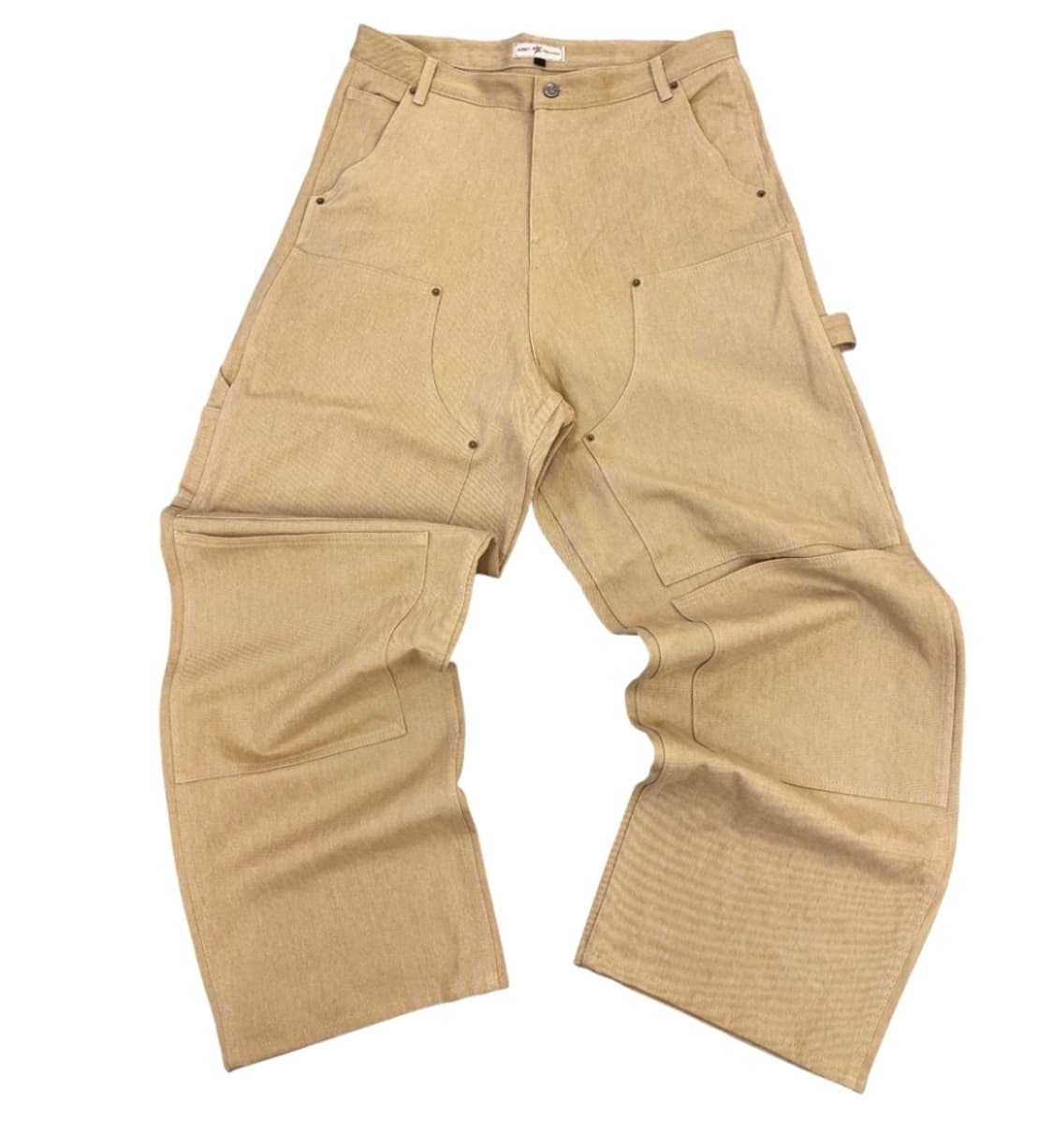 아오이로 커트 더블 니 팬츠 탄 초판 상품이미지1