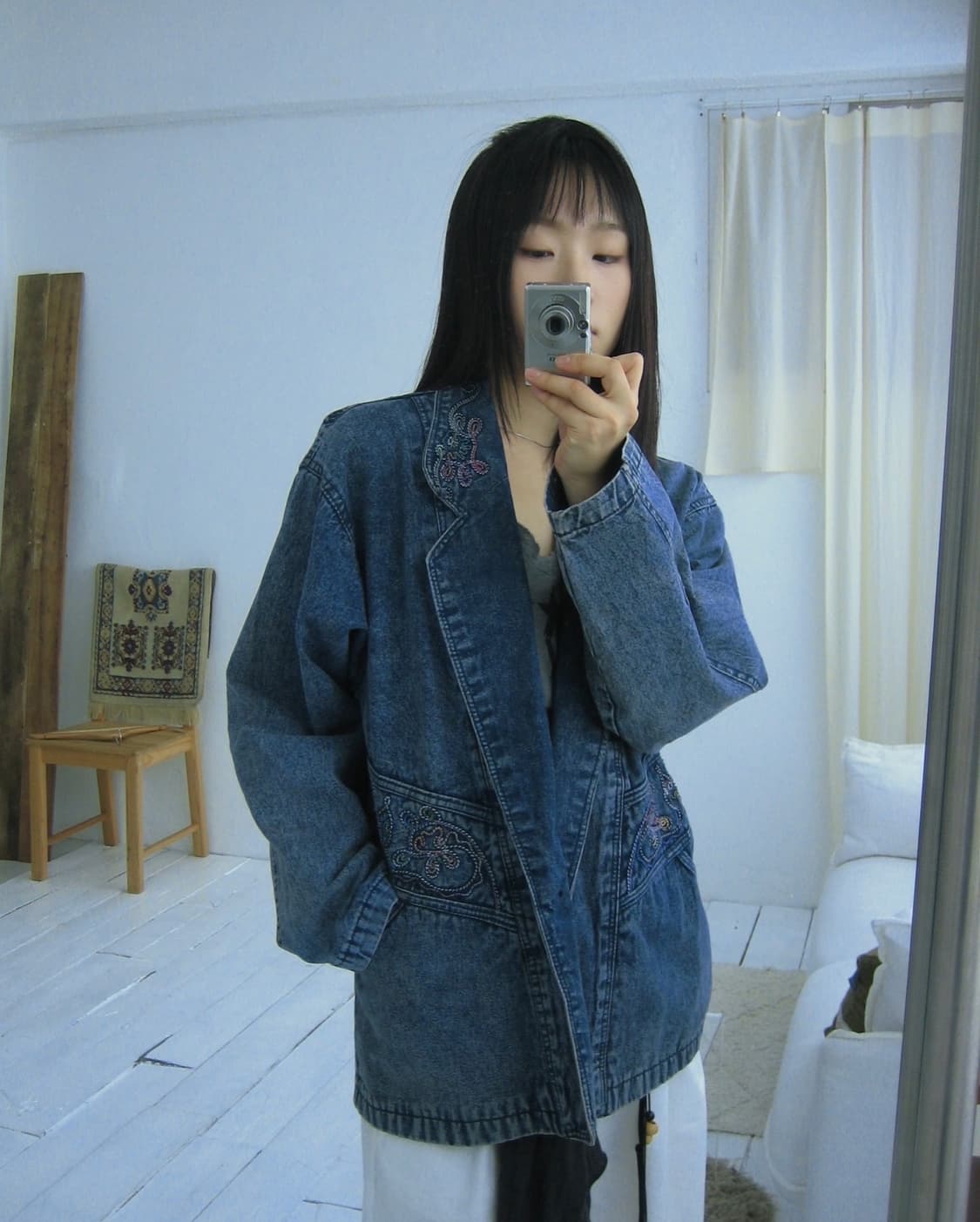 [Vintage] Embroidery Denim Jacket 상품이미지5