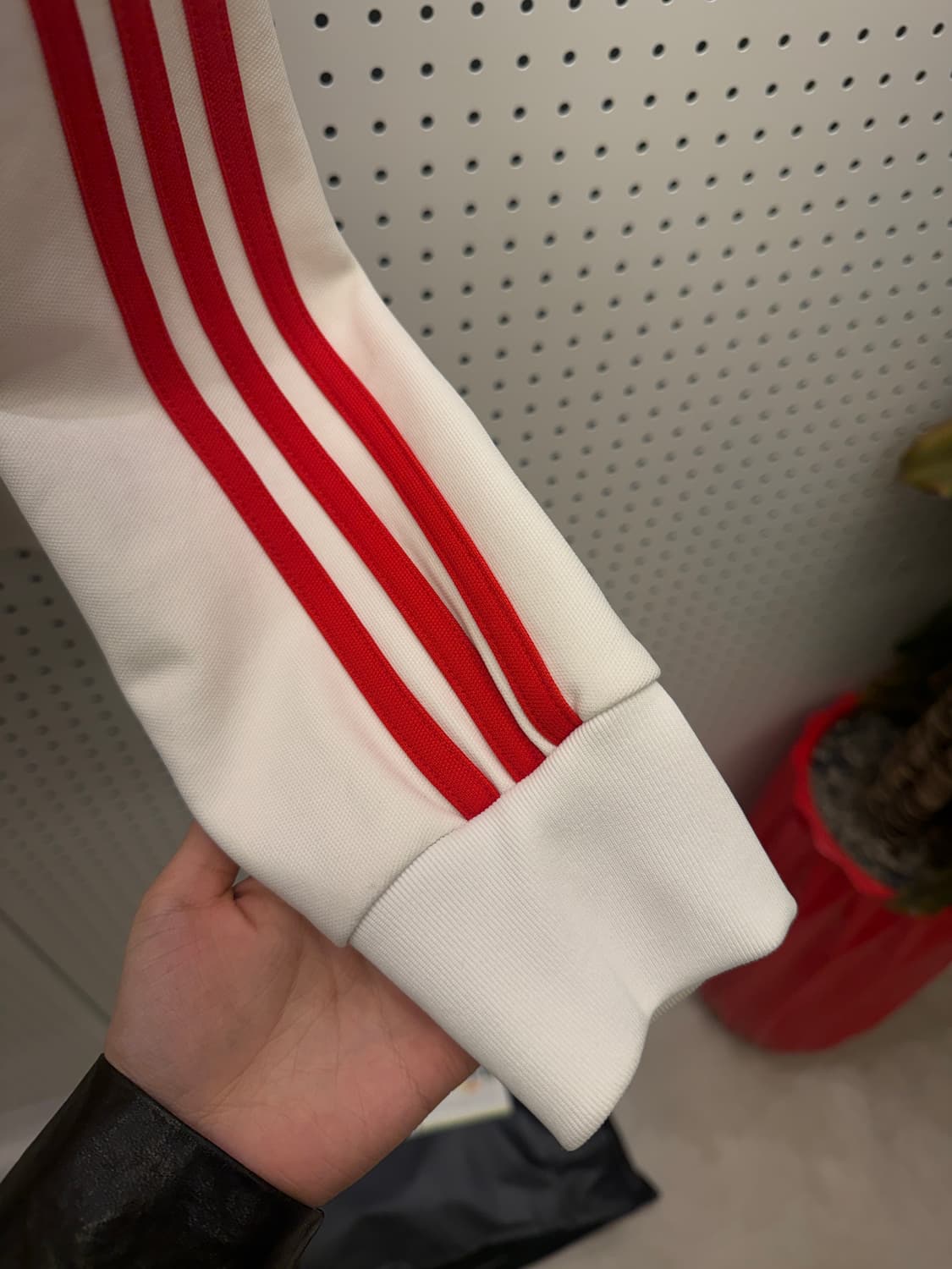 00s 아디다스 올드스쿨 흰빨 트랙탑 져지  U10 상품이미지4