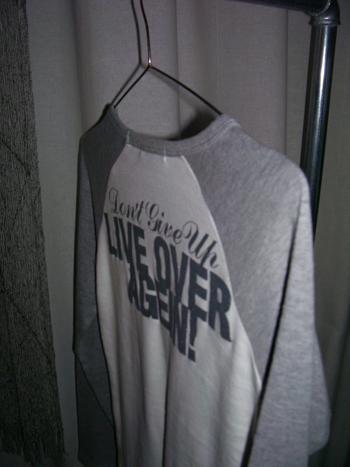 30 grey printing ringer long sleeves 상품이미지3