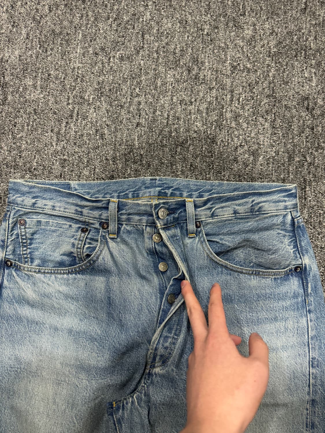 리바이스 블랙잭 501xx LVC 34x30 데님 상품이미지7