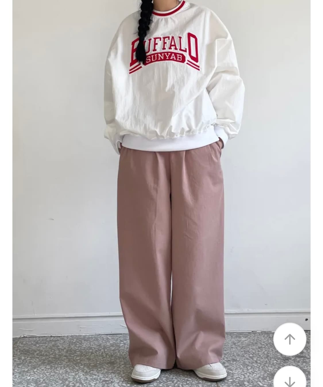 에이블리 와이드팬츠 인디핑크 상품이미지1