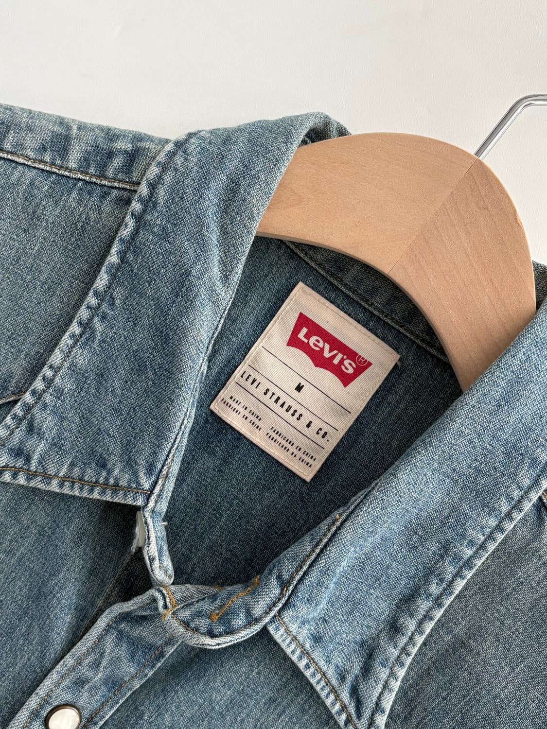 Levi‘s 리바이스 데님 웨스턴 셔츠 상품이미지6