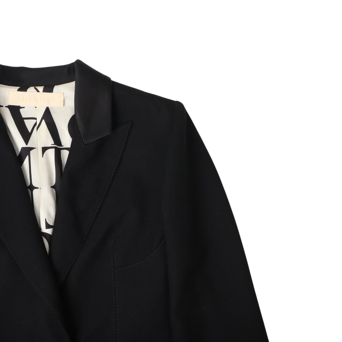 발렌티노 스트럭쳐 1B 라나 울 블레이저 자켓 상품이미지3