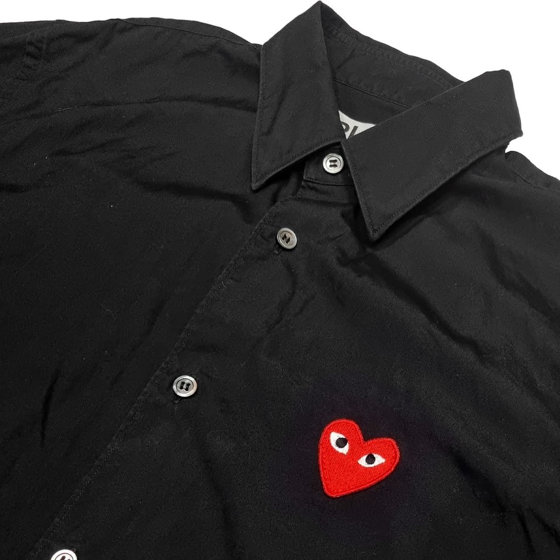 플레이 꼼데가르송 * 레드하트 셔츠 * 블랙 * M 상품이미지4