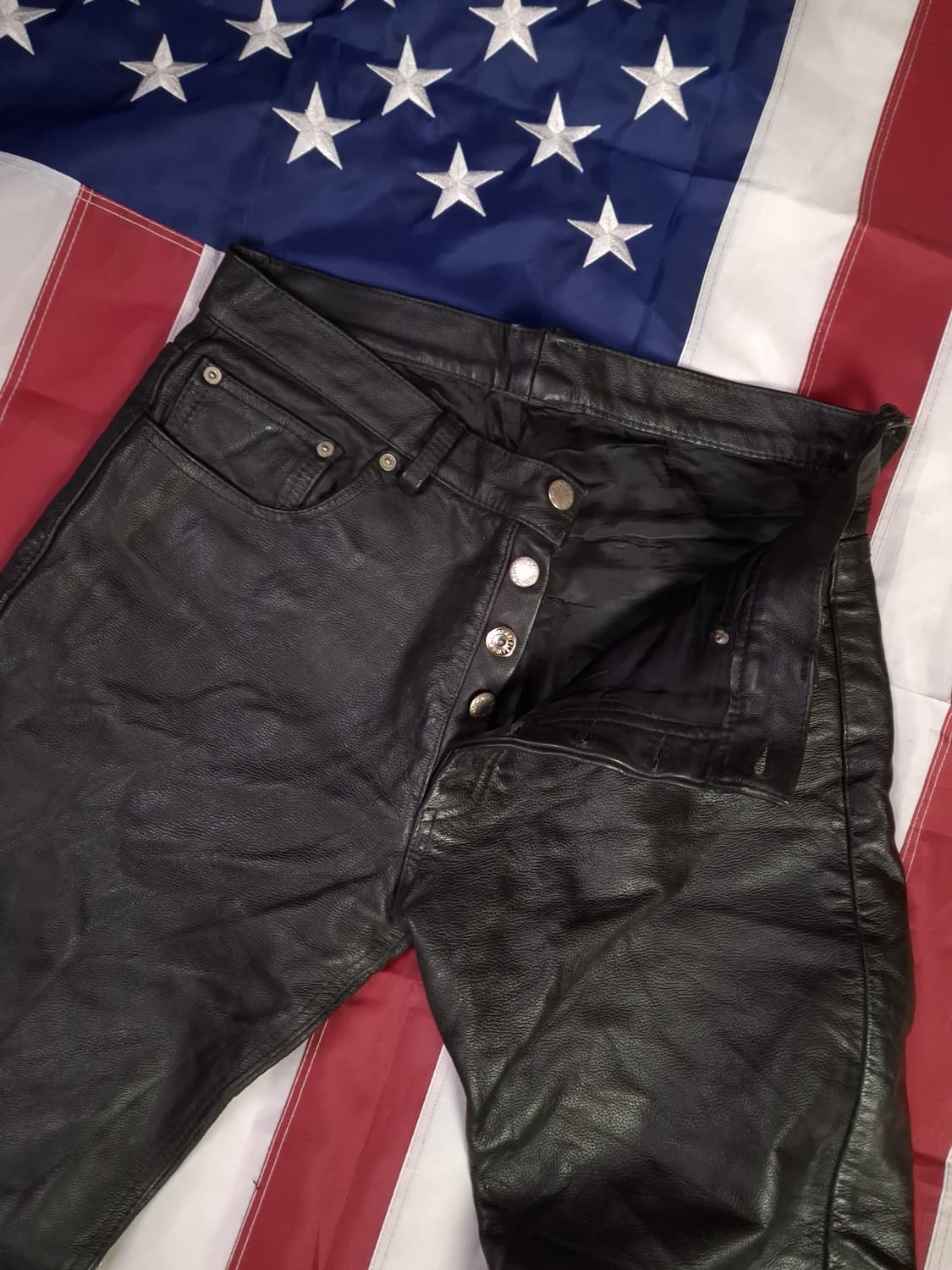 오리지날 일본판 두카티 우먼용(공용) 리얼레더 라이더 팬츠 상품이미지9