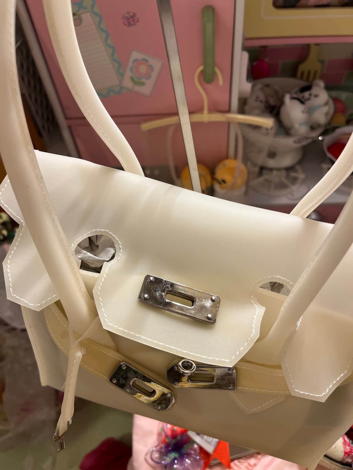 미니 젤리버킨 - 화이트 🫶🏻 상품이미지6