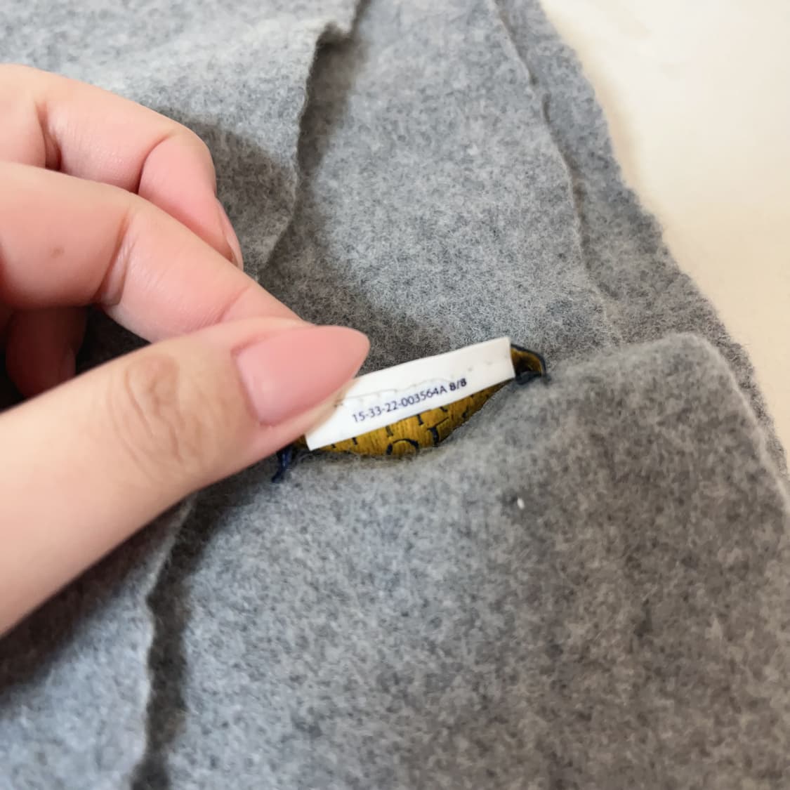 [정품] 폴로 그레이 / 네이비포니 머플러 상품이미지4