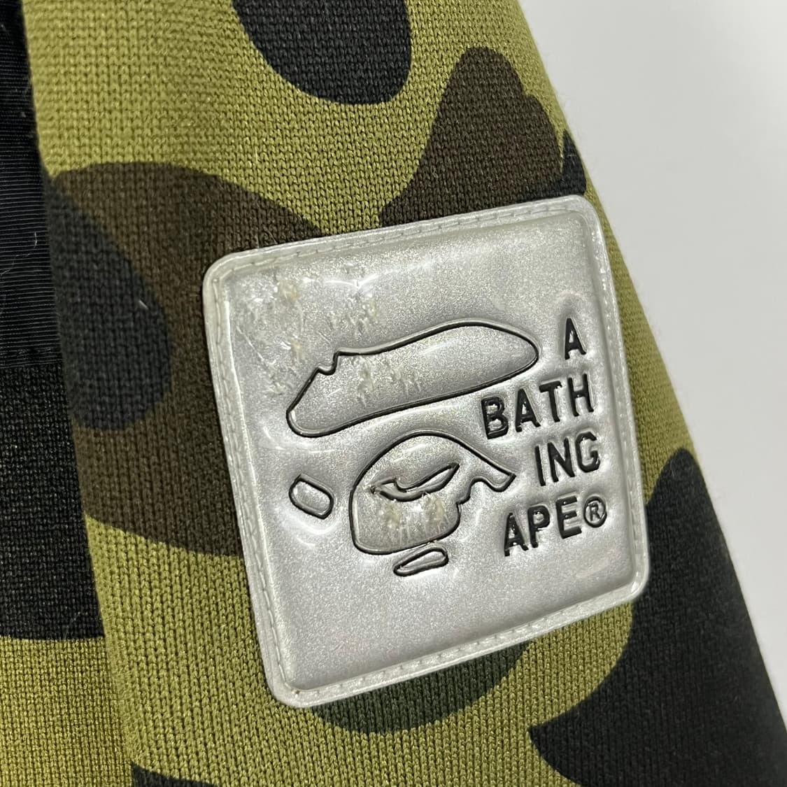 [A BATHING APE] 베이프 밀리터리 카모 패널 후드집업 상품이미지7