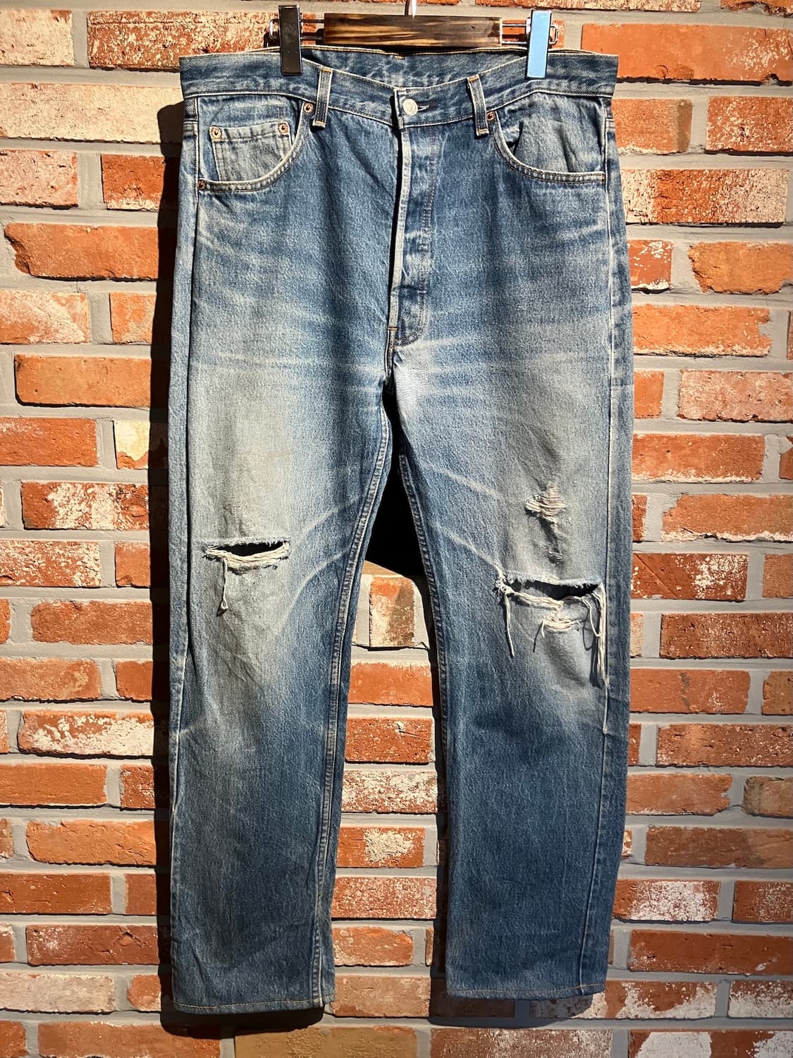 90s USA 빈티지 리바이스 501 데님 팬츠 상품이미지2