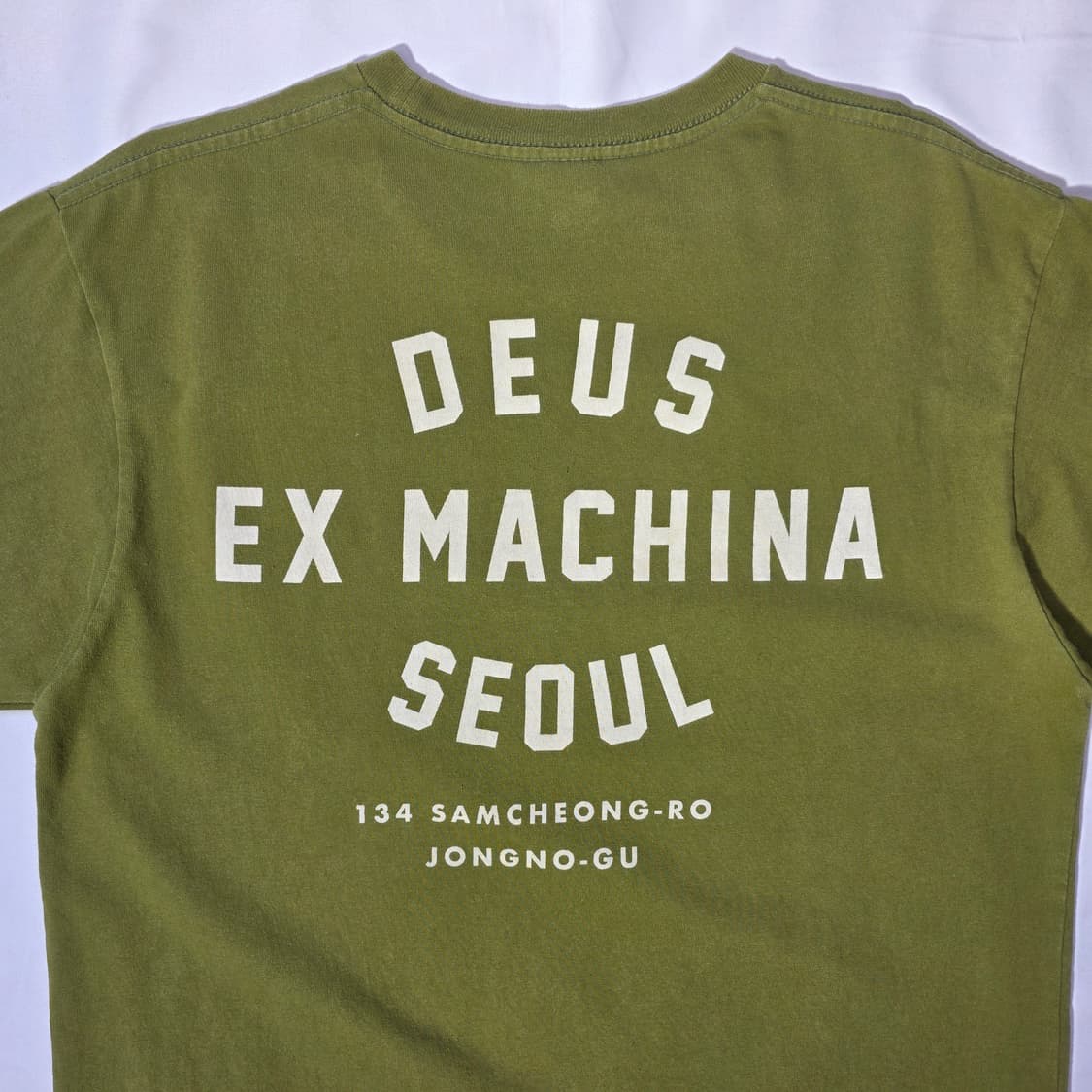 [M]데우스 엑스 마키나 삼청 컬리지 티셔츠 로버 그린 상품이미지8