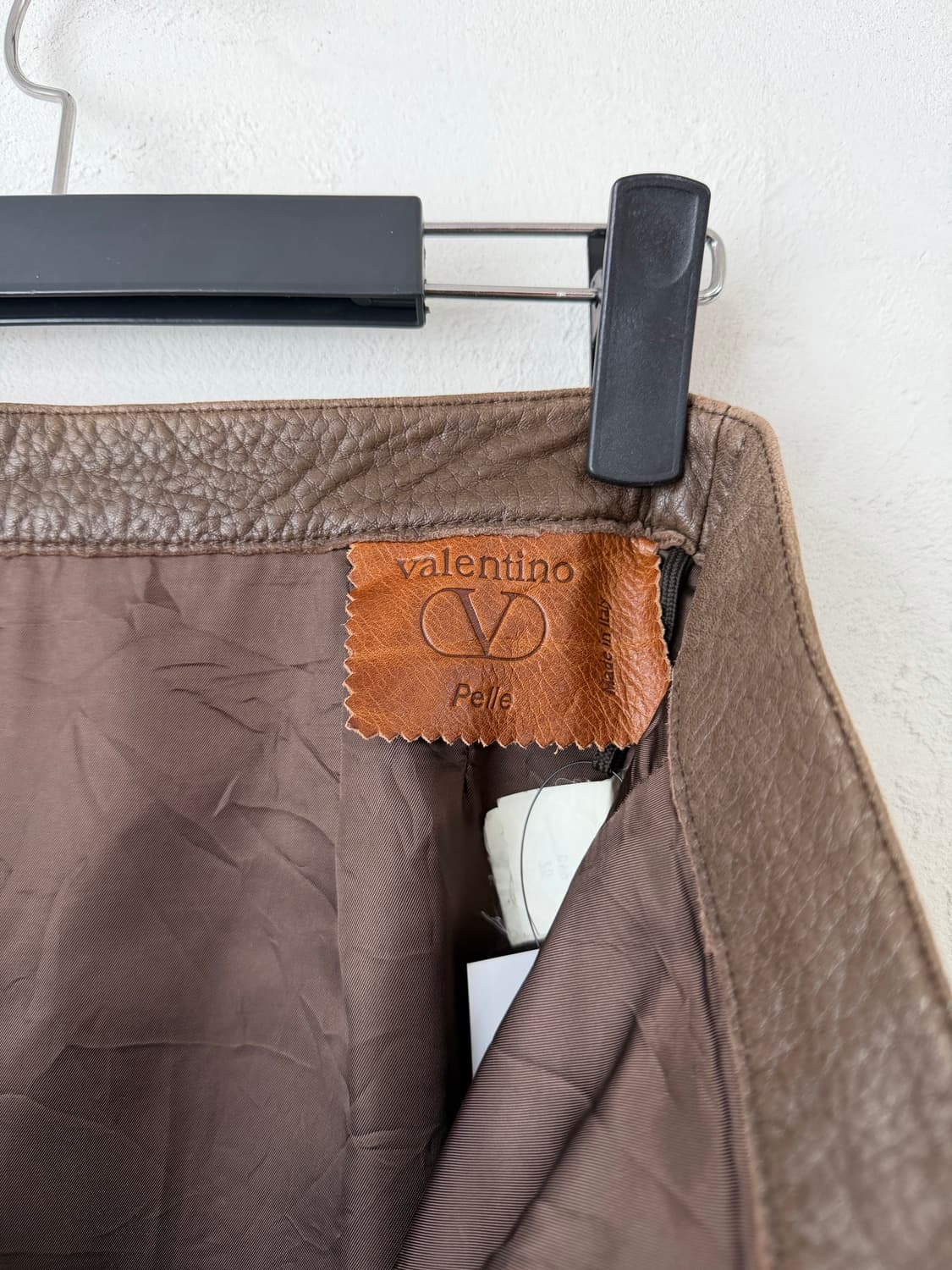 90s 발렌티노 레더 스커트 상품이미지6