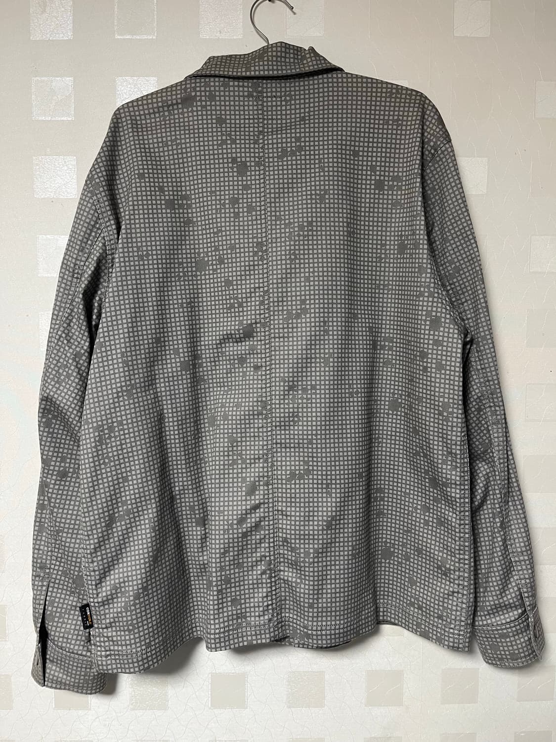 Stüssy 스투시 체크 지퍼 셔츠 M 상품이미지2