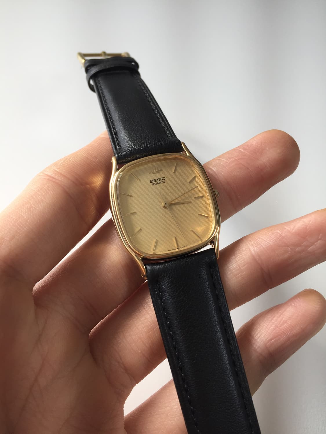 90s seiko gold 3d dial quartz 상품이미지6