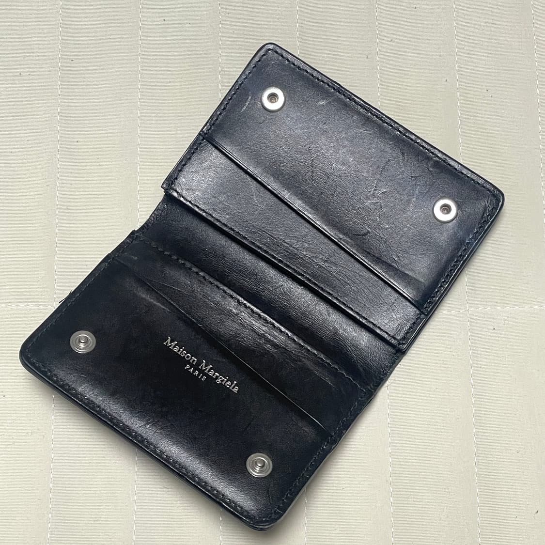 메종마르지엘라 블랙 카드지갑 풀박스 상품이미지4