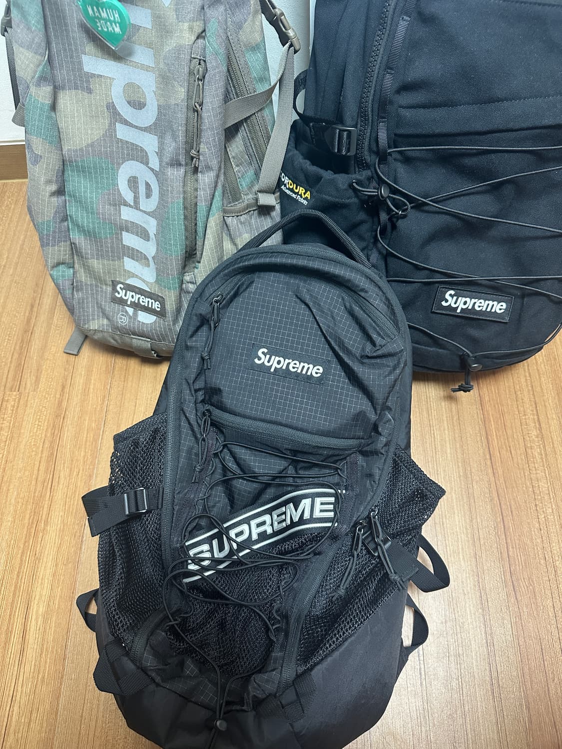 슈프림 23fw 백팩 블랙 최상급 상품이미지3