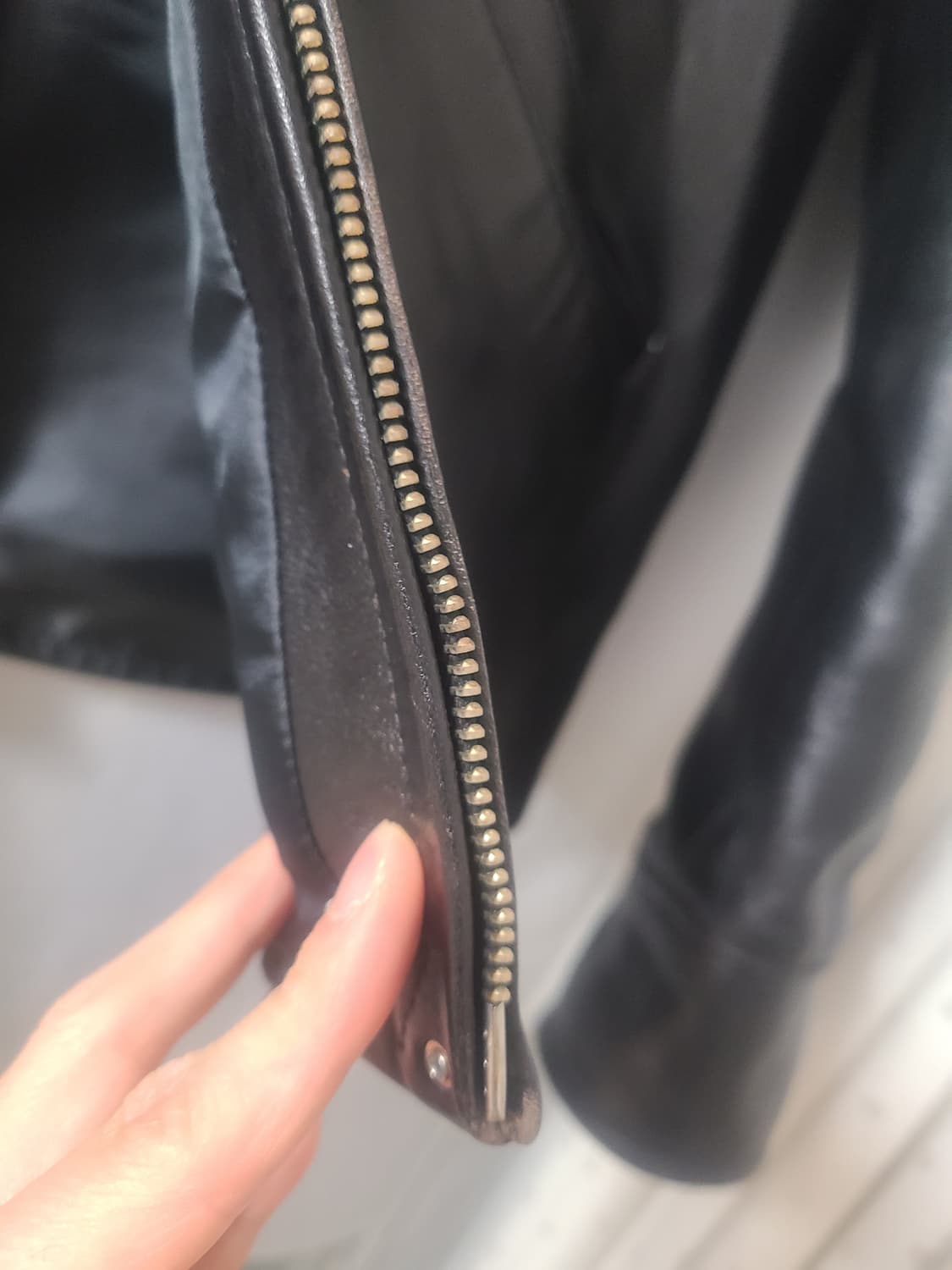 제라도 24/7 레더 스포츠자켓 s 상품이미지5