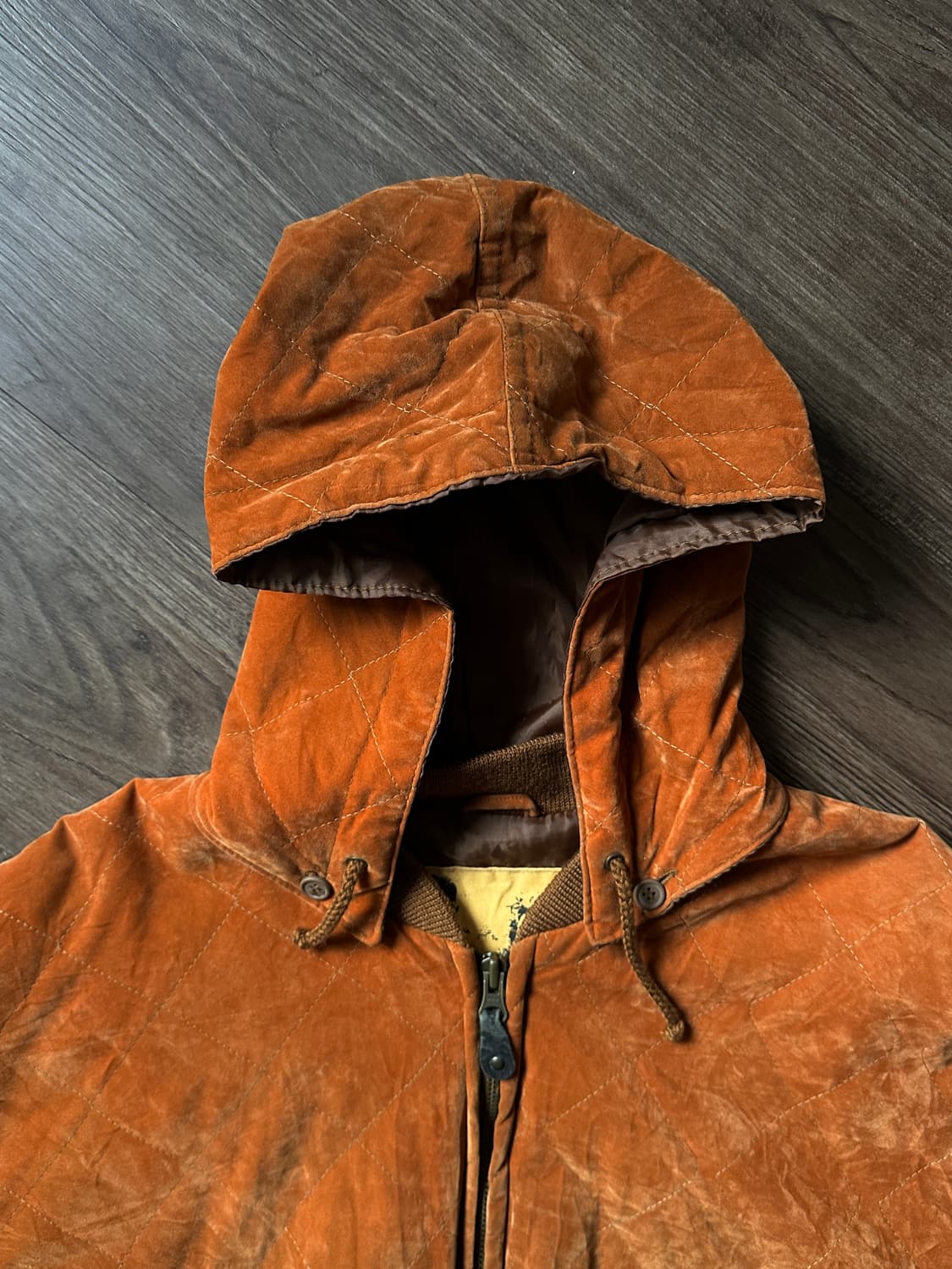 C.V.T. 페이크 레더 크롭 후드 봄버 상품이미지8