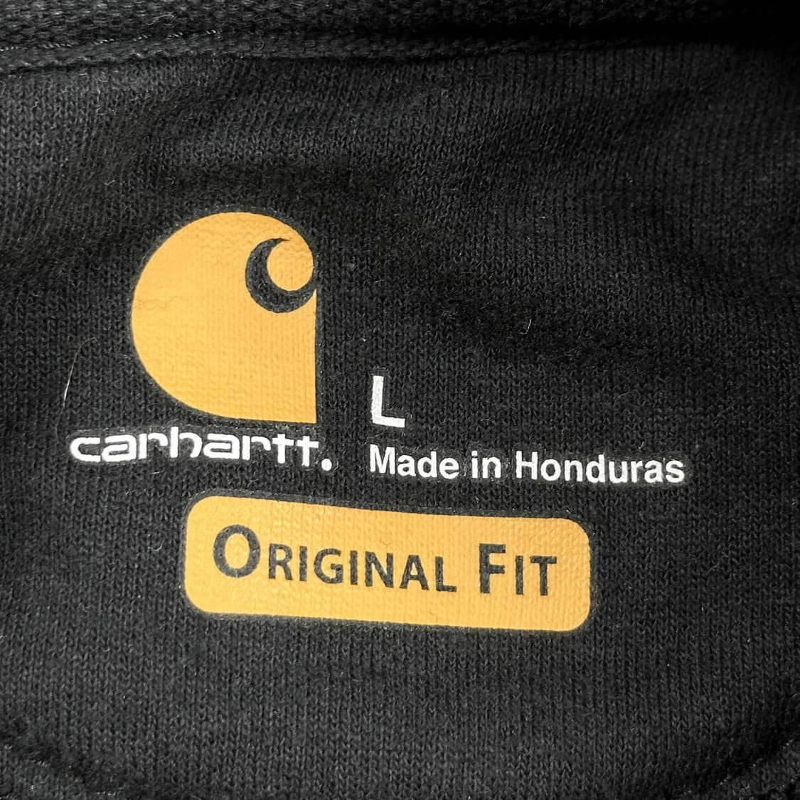 칼하트 오리지널 사이드라인 블랙 후드티 (실측 XL) 상품이미지4