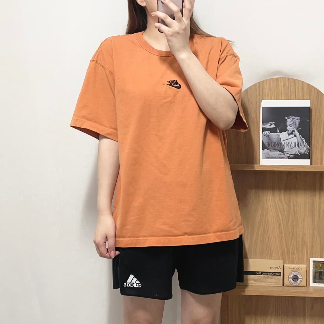 [정품] 나이키 딥오렌지 중앙푸츄라 반팔티 [ XL ] 상품이미지3