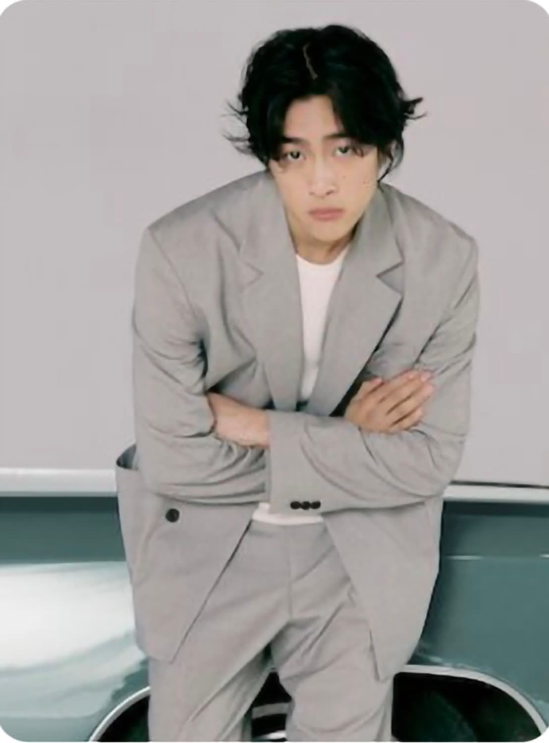 에잇세컨즈 체크 블레이저 M & 와이드 슬랙스 76 셋업 상품이미지1