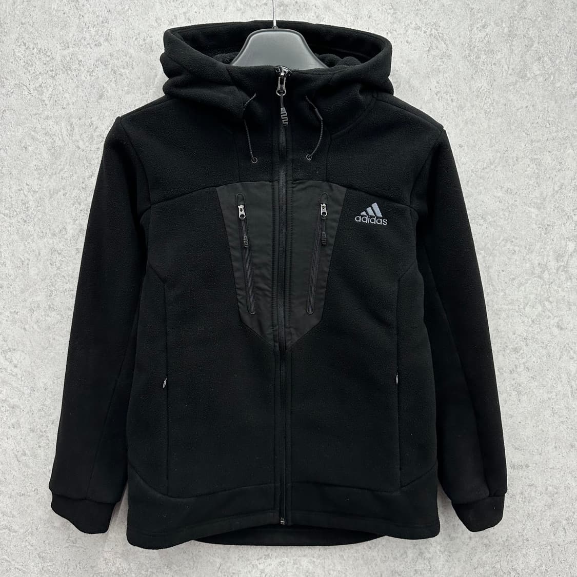 90 아디다스 여자 플리스 후드집업 상품이미지1