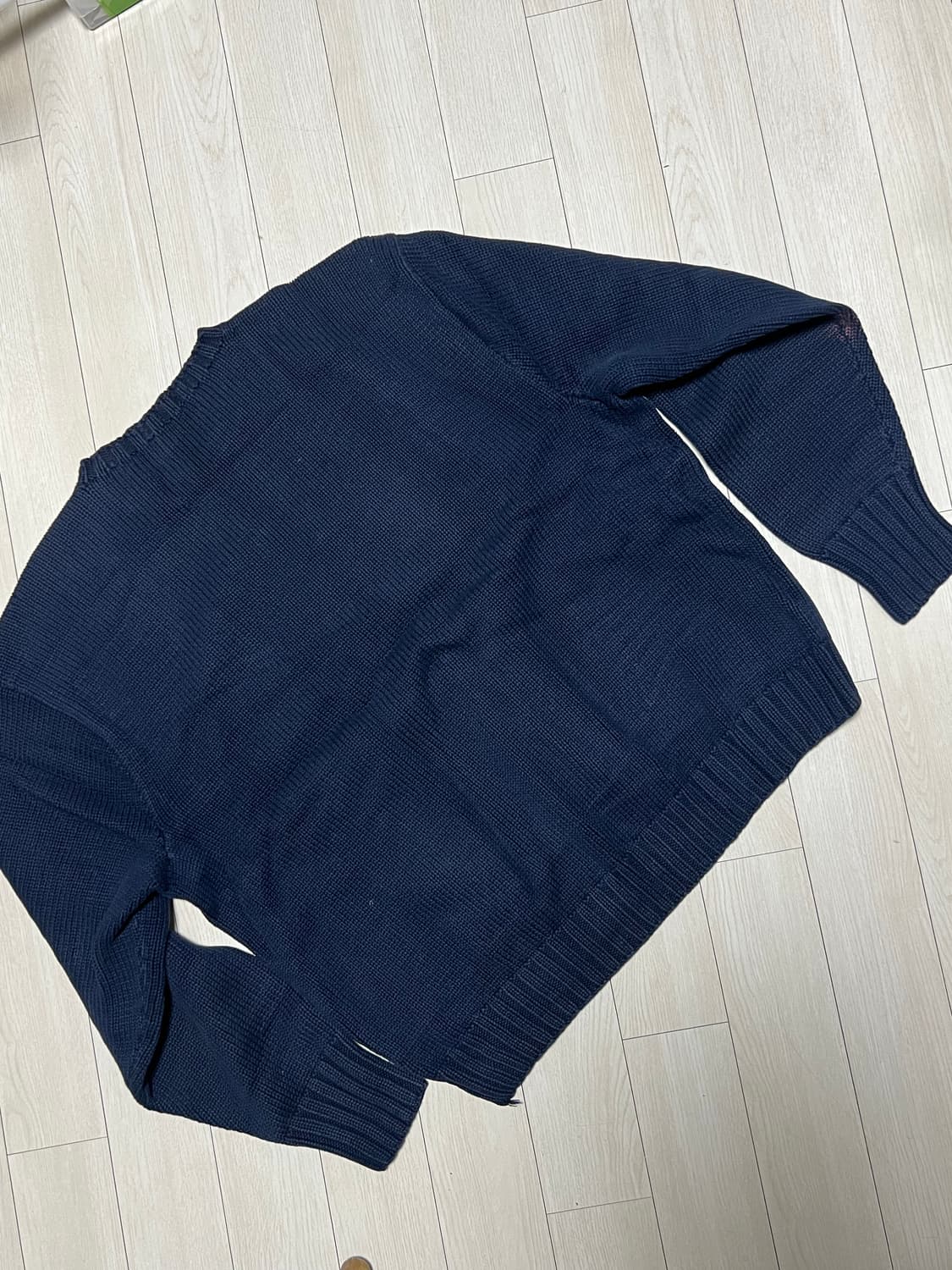 90s폴로랄프로렌성조기베어니트네이비XL 상품이미지6