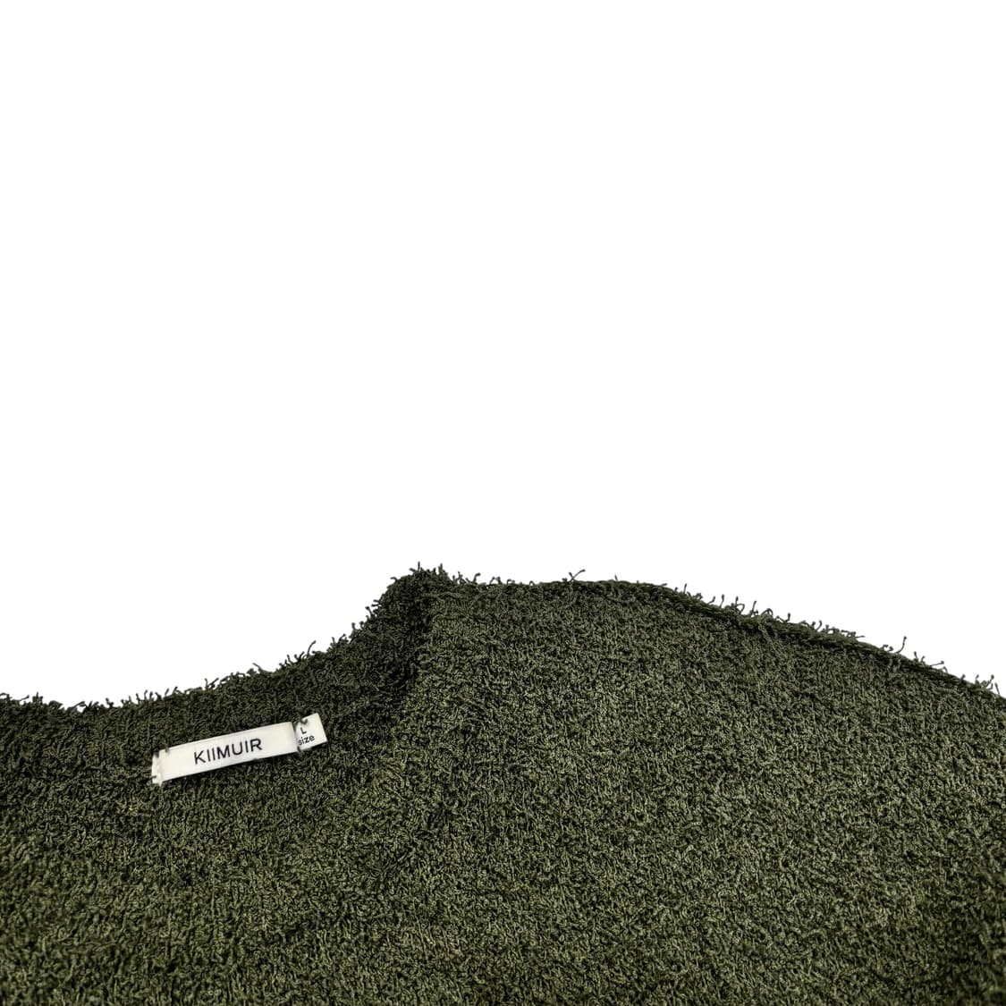 키뮤어 부클 테일 크루넥 니트 상품이미지3